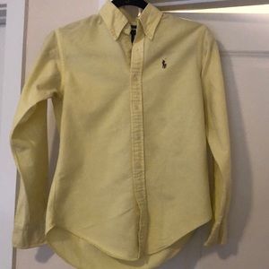 Classic Fit Size 2 Yellow Womens Ralph Lauren Oxford